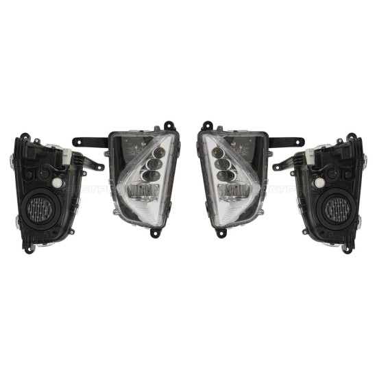 Фары противотуманные Тойота Приус Toyota Prius XW40 (2015-2018) комплект 2 штуки левая и правая DEPO высокое качество