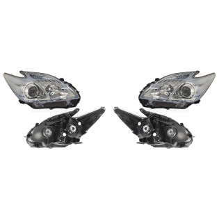 Фары Тойота Приус Toyota Prius XW30 (2011-2016) комплект 2 штуки левая и правая SAT высокое качество