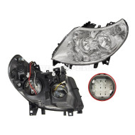 Фара CITROEN JUMPER/FIAT DUCATO/PEUGEOT BOXER 06-11 лев c электрокорректором 8 контактов (белый разъё AYFAR
