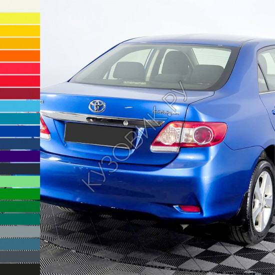 Бампер задний в цвет кузова Toyota Corolla E150 (2010-2013) рестайлинг Бампер задний в цвет кузова Toyota Corolla E150 (2010-2013) рестайлинг