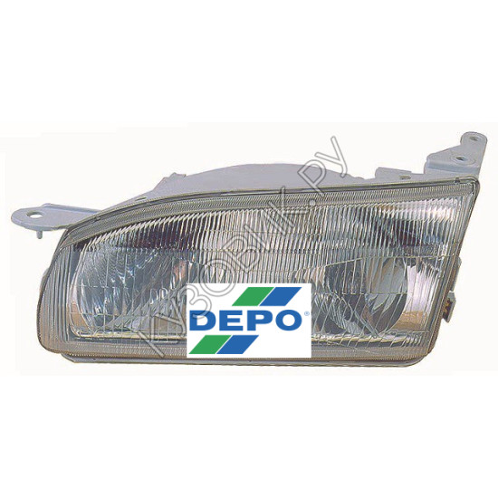 Фара левая Toyota Corolla AE110 правый руль (1996-1997) DEPO