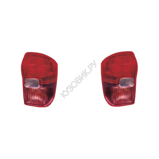 Фонари задние Тойота Рав4 Toyota Rav4 2 XA20 (2000-2005) комплект 2 штуки левый и правый TYC высокое качество